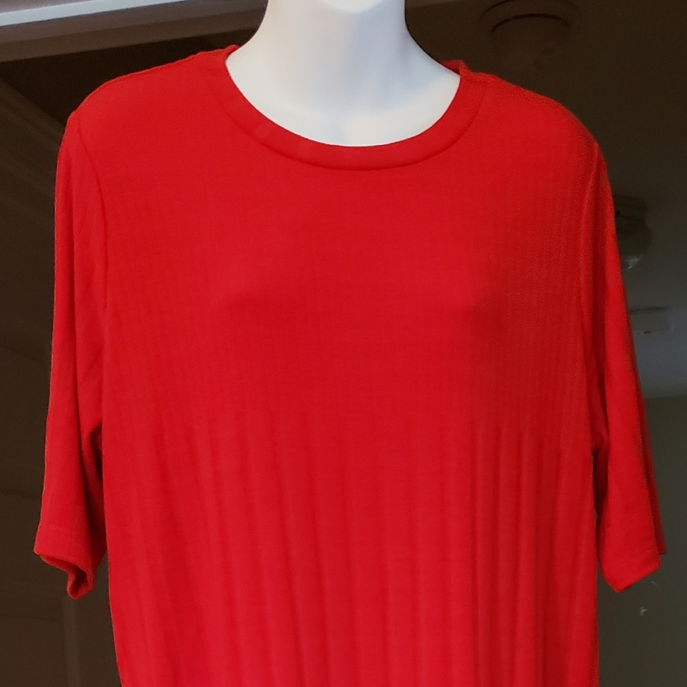 NWOT! Knit Midi Ribbed Dress - Picture 2 of 4